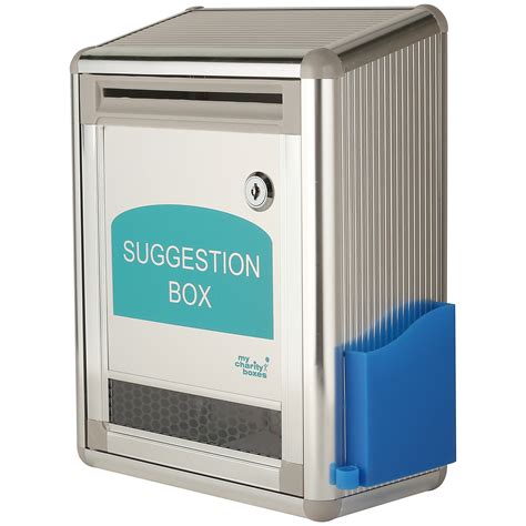 metal suggestion box singapore|donation boxes singapore.